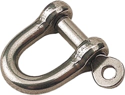 Picture of Sea-Dog Line 1471261 1/4" Captive Pin D-Shackle Forged 316 Stainless Steel