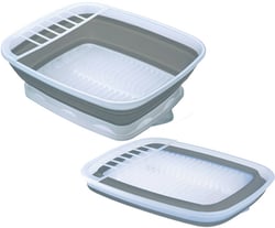 Picture of Progressive Int'L CDD-100 Large Collapsible Dish Rack with Drain Board 16" x 19"