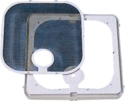 Picture of Vent Line By Dexter BVC0573-41R Screen Frame Assembly with Rocker Switch - Polar White