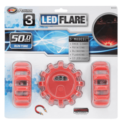 Picture of Performance Tool W2343 3-Pack LED Road Flares with Magnetic Base