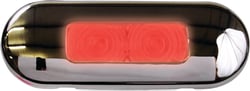 Picture of SeaSense 50023621 LED Recessed Companionway Light Stainless Steel Red