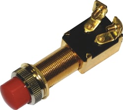 Picture of SeaSense 50031183 Momentary Switch 20 Amp Brass Waterproof