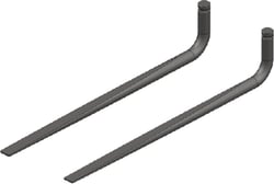 Picture of Blue Ox BXW4059 Replacement Spring Bars 1200 lb 2-Point Hitch