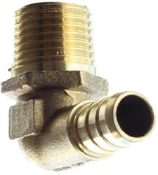 Picture of Lasalle Bristol 49UTME33 QestPEX Male Elbow 1/2" Barb x 1/2" MPT