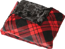 Picture of JR Race Car CC008BP Buffalo Plaid Throw Blanket 50x60 Inch