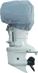 Picture of Carver Covers 70003F-10 Poly-Flex II 100 HP Universal Outboard Motor Cover Grey