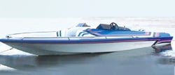 Picture of Carver Covers 74421S11 Sun-DURA Boat Cover for 21.5' Day Cruiser Grey