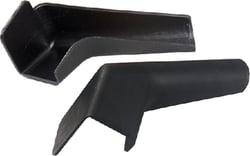 Picture of JR Race Car 655FLEXBKA Flexible Rain Gutter Spouts Black Pair