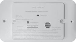 Picture of MTI Industries 25742WTTR Dual LP/CO Alarm White with Trim Ring 25 Series