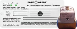 Picture of MTI Industries 35742RWTKIT Dual CO & Propane Gas Alarm with Solenoid Valve Kit White
