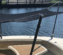 Picture of Taco Metals T10-7005CF Telescoping Carbon Fiber Sun Shade Poles 1 Pair