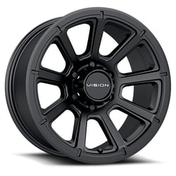 Picture of Vision Wheel Turbine Matte Black Bolt Pattern Wheel