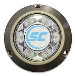Picture of Shadow-Caster SC3-BB-ALSM LED Underwater Light Bimini Blue 24W 3000 Lumens