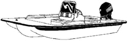Picture of Carver Covers 71020F10 Styled-to-Fit Center Console Boat Cover