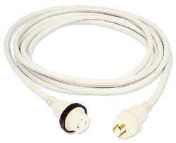 Picture of AFI 25SPPW 30A 125V Shore Power Cord with LED Indicator 25 Foot White