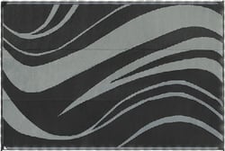 Picture of Ming's Mark GA8111WL Reversible Graphic Patio Mat 8' x 11' Black/Grey