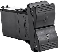 Picture of Sierra AP10010 Dual Port USB 2.0 Charger with Protective Door