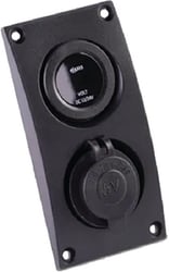 Picture of Sierra EA01010 Auxiliary Power Socket Panel with Digital Voltmeter