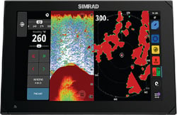 Picture of Simrad 00015218001 NSX 3009 9-Inch Chartplotter Fishfinder Display