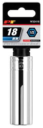 Picture of Performance Tool W32418 1/2" Drive 6-Point Deep Socket 18mm
