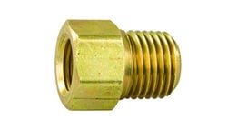 Picture of JR Products 07-30035 Inverted Flare to Male Pipe Thread Brass Connector