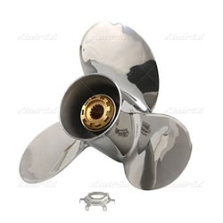 Picture of Solas 1641-188-17 Titan 3-Blade Stainless Steel Propeller for MerCruiser Bravo II 18-3/4" x 17"