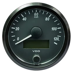 Picture of VDO Gauges A2C3832920030 SingleViu 80mm Speedometer 0-140 MPH