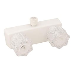 Picture of American Brass U-YJW53VBW Empire 4" Shower Valve with White D-Spud