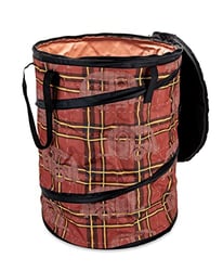 Picture of Camco 53489 Life is Better at the Campsite Pop-Up Utility Container 18x24 Inches Red Plaid