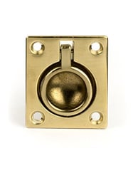 Picture of Whitecap Industries 3360BC Nylon Flush Pull Small Black 2-1/4"