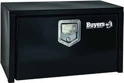 Picture of Buyers 1702103 30x18x18 Black Steel Underbody Truck Tool Box with Rotary Paddle Latch