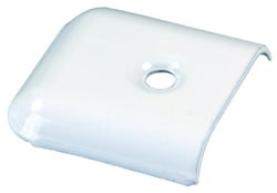 Picture of JR Products 49655 Metal Vinyl End Cap - 4 Pack Polar White