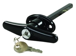 Picture of JR Products 10985 Locking T-Handle - Black Chrome Plated Die Cast Steel