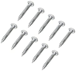 Picture of AP 012PSQ500W8X1 Pan Head Square Drive Screws 8x1 Inch White 500 Pack