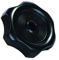 Picture of JR Products 20365 Window Knob with 1/2 Inch Shaft Black