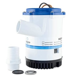 Picture of Albin 01-03-013 Heavy Duty Submersible Bilge Pump 2250 GPH 12V