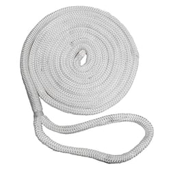 Picture of New England Ropes C5050-24-00050 Double Braid Nylon Dock Line 3/4" x 50' White