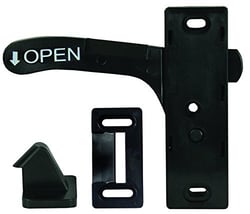 Picture of JR Products 10775 Screen Door Latch Left Hand Black