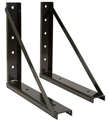 Picture of Buyers 1701016 Steel Underbody Toolbox Mounting Brackets 24x24 Inch Black Welded Pair