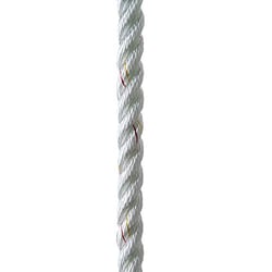 Picture of New England Ropes C6050-20-00015 Premium 3-Strand Nylon Dock Line 5/8" x 15' White