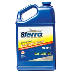 Picture of Sierra 18-9440CAT-4 Synthetic Blend 4-Cycle Marine Engine Oil 25W40 FC-W 5 Quart