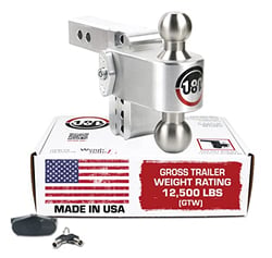 Picture of Weigh Safe LTB4-2 180Â° Turnover Ball Hitch 4 Inch Drop 2 Inch Shank 8K/10K