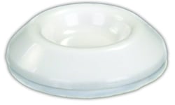 Picture of JR Products 20625 White Door Bumper 2 Inch Peel and Stick