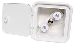 Picture of Valterra PF247201 Spray Away Hot/Cold RV Exterior Faucet White