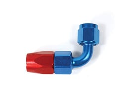 Picture of SPEEDFX 511090 -10AN 90 Degree Swivel Hose End Fitting Red/Blue
