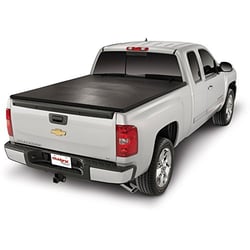 Picture of TrailFX TFX1113 Soft Tri-Fold Tonneau Cover Non-Lockable Black Vinyl