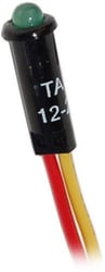 Picture of Blue Sea Systems 8172BSS LED Indicator Light Green 12VDC Panel Mount