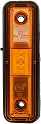 Picture of Peterson Fluid V169KA LED Clearance Light Kit Amber Rectangular Surface Mount