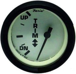 Picture of Faria Instruments 13889 Chesapeake White SS 2" Trim Gauge for Honda Engines