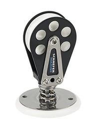 Picture of Schaefer Marine 504-62 Stand-Up Swivel Deck Block with Aluminum Cheeks